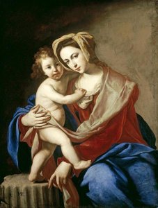 Massimo Stanzione - The Madonna and Child