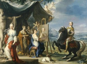 Ignaz Stern - Equestrian Portrait of a Nobleman