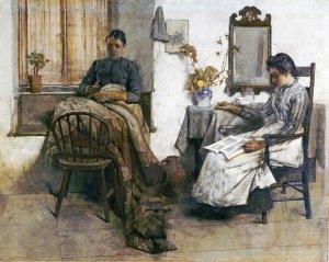 Albert Chevallier Tayler - Quiet Moments