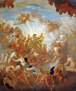 Sir James Thornhill - Prometheus Stealing Fire From The Gods