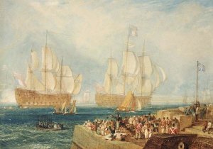 Joseph M.W. Turner - Plymouth Harbour: Towing In