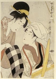 Kitagawa Utamaro - Portrait of Two Women