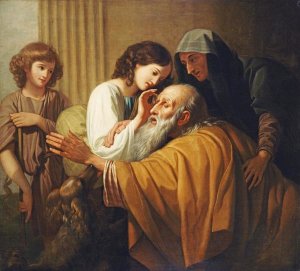 Benjamin West - Tobias Curing His Fathers Blindness