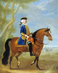 John Wootton - Portrait of a Mounted Officer
