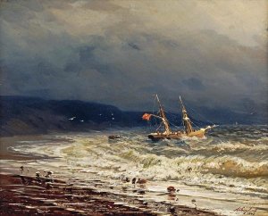 Ivan Konstantinovich Aivasowsky - Off The Turkish Coast