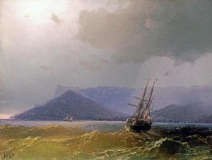 Ivan Konstantinovich Aivasowsky - Sailing Off The Crimean Coast