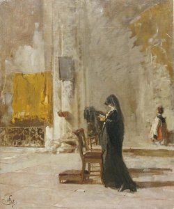 Mose Bianchi - A Lady Praying In Church