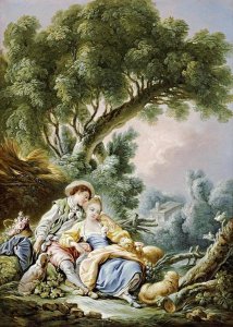 Francois Boucher - The Rest. Pensent-Ils a Ce Mouton?