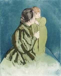 Mary Cassatt - Peasant Mother and Child