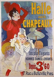 Jules Cheret - Halle Aux Chapeaux