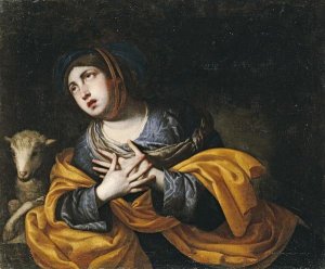 Pacecco De Rosa - Saint Agnes