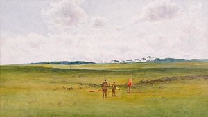 James Forbes Mackintosh Gow - On The Links, St. Andrews