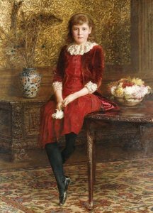 Edward John Gregory - Portrait of Mabel