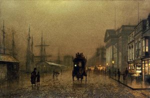 John Atkinson Grimshaw - Liverpool Docks