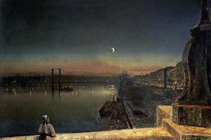 John Atkinson Grimshaw - Rouen at Night