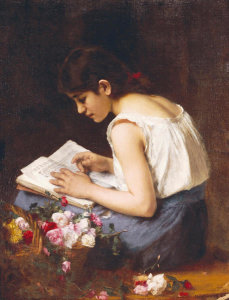 Alexei Alexeiewitsch Harlamoff - A Girl Reading