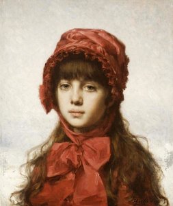 Alexei Alexeiewitsch Harlamoff - The Red Bonnet