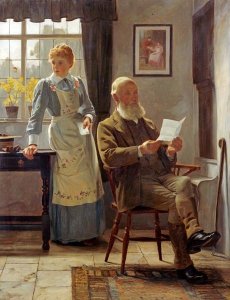 James Hayllar - The Letter