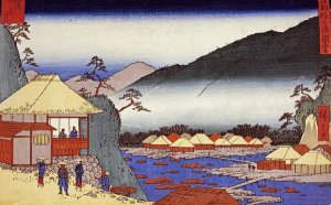 Hiroshige - Seven Hot Springs at Hakone