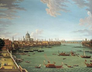 Antonio Joli - The Thames From The Terrace of Somerset House