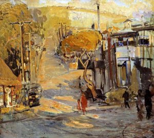 Joseph Kleitsch - Park Avenue, Old Laguna