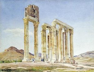 A. Lavezzari - The Temple of Olympian Zeus, Athens