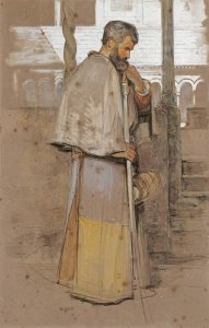 John Frederick Lewis - A Neapolitan Monk