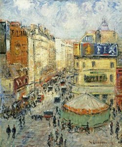 Gustave Loiseau - La Rue De Clignancourt