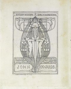 Margaret Macdonald Mackintosh - Design for a Bookplate, 1896