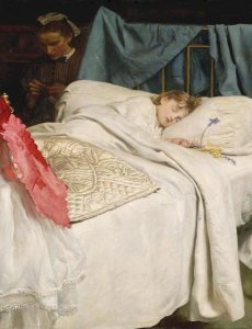 John Everett Millais - Sleeping