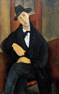 Amedeo Modigliani - Portrait of Mario.(Marios Varvoglios)