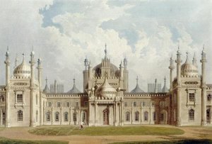 John Nash - West Front. The Royal Pavilion at Brighton