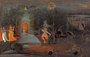 Mir Kalan Oudh - Illustration To The Ramayana