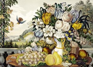 Frances Flora Bond Palmer - Landscape, Fruit and Flowers