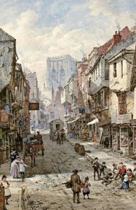 Louise Rayner - Foss Gate, York