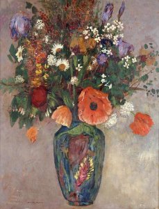 Odilon Redon - Bouquet of Flowers In a Vase