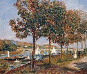 Pierre-Auguste Renoir - The Bridge at Argenteuil