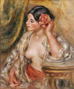 Pierre-Auguste Renoir - Gabrielle a sa coiffure