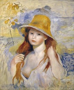 Pierre-Auguste Renoir - Young Girl With a Hat