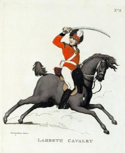 Thomas Rowlandson - Lambeth Cavalry