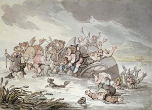 Thomas Rowlandson - The Mishap