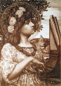 Henry Ryland - Saint Cecilia