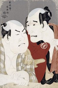 Toshusai Sharaku - Nakajima Wadaemon and Nakamura Konozo
