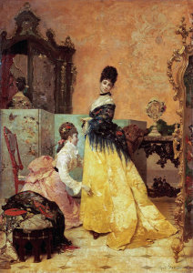 Alfred Stevens - The New Dress