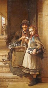 William Robert Symonds - At The Market-Gate, Covent Garden