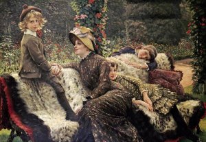 James Jacques Tissot - The Garden Bench