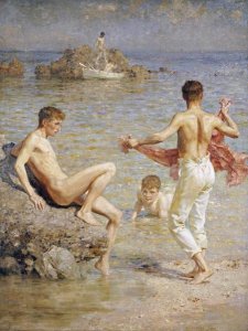 Henry Scott Tuke - Gleaming Waters