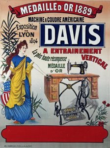 Unknown - Davis, Machine a Coudre Americaine