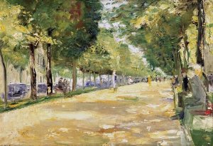 Lesser Ury - The Tiergarten Park, Berlin