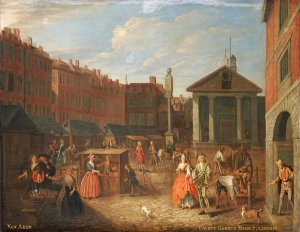 Joseph Van Aken - View of Covent Garden Market